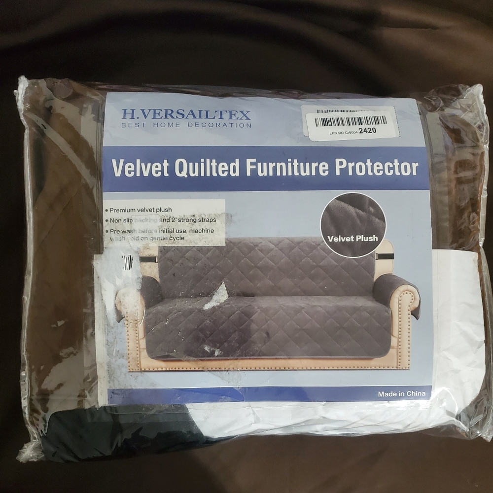 Premium Velvet Plush Quilted Furniture Protector
